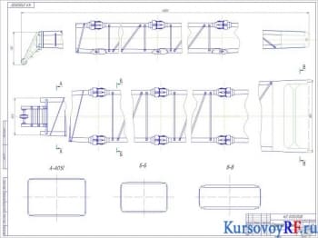 Курсовое проектирование с чертежами конструкции стрелы поворотного крана