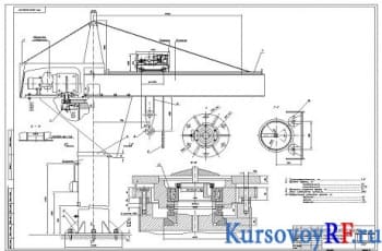 Стреловой поворотный кран курсовой расчет