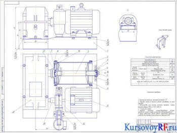 Кран стреловой курсовое проектирование с расчетами и чертежами