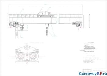 Проект мостового крана