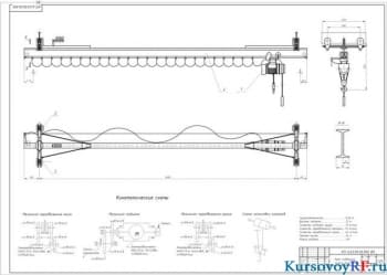 Курсовое проектирование крана подвесного