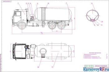 Устройство и курсовая разработка конструкции автоцементовоза