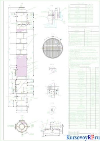 Проектирование установки абсорбционной для отчистки газовой смеси