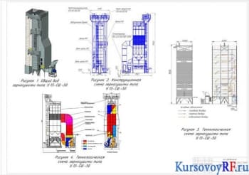 Курсовое проектирование производственного элеватора на 55000 т.