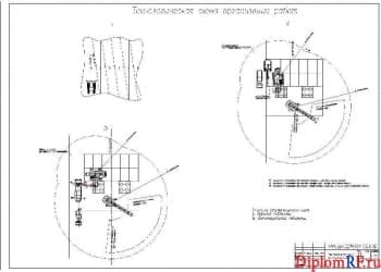 Чертёж технологической схемы организации работ (формат А1)