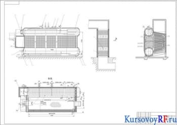 Курсовое проектирование и расчет газомазутного парового котла
