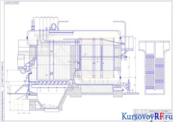 Курсовой расчет тепловой агрегата котельного