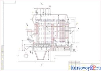 Проектирование и расчет котла вертикально-водотрубного двухбарабанного