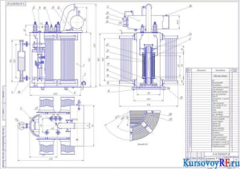 Курсовой расчет трансформатора