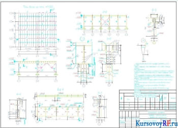 Балочная клетка проектирование, расчет и чертежи