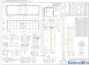 Разработка курсового проекта производственного корпуса с мостовыми кранами