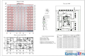 Девятиэтажный жилой дом курсовое проектирование