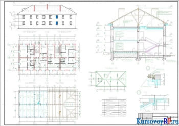 Проектирование 10-ти квартирного жилого двухэтажного дома