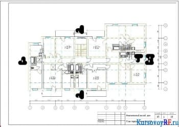 Разработка курсового проекта жилого дома двухэтажной планировки