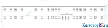  Фасад в осях 1-11