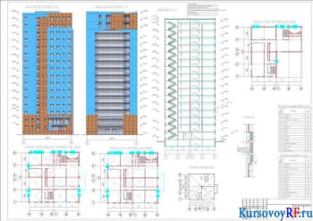Курсовое проектирование офисного центра с характеристикой места строительства