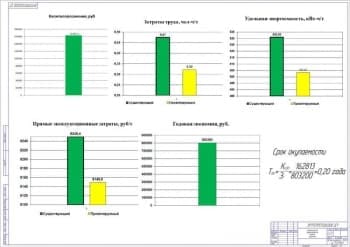 Чертёж экономической эффективности данного проекта (формат А1)