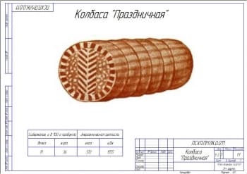 Технологическая линия изготовления фаршированной колбасы