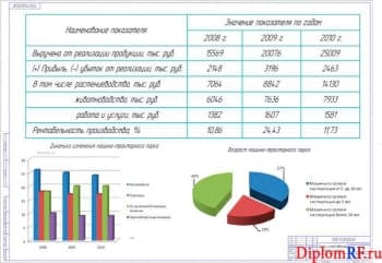 Схема анализ хозяйственной деятельности (формат А1)