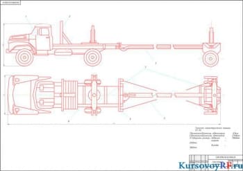 Разработка тягача лесовозного на базе ЗИЛ-130