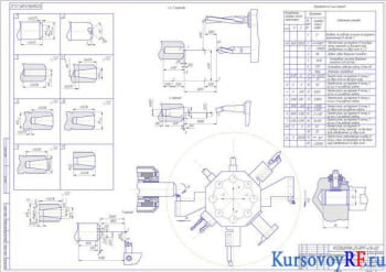 Курсовое проектирование приспособления на токарно-револьверный станок и разработка шлицевой фрезы с расчетами