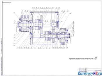 Курсовые проектные расчеты винторезно-токарного станка модели 1720П