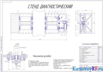 Чертеж диагностического стенда