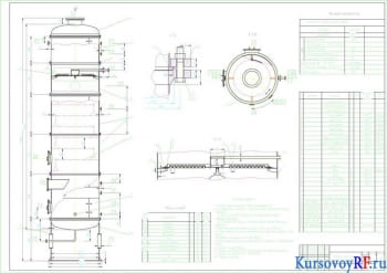 Разработка курсового проекта абсорбера для очистки газов