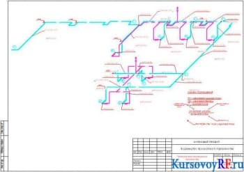  Аксонометрическая схема газопровода среднего давления