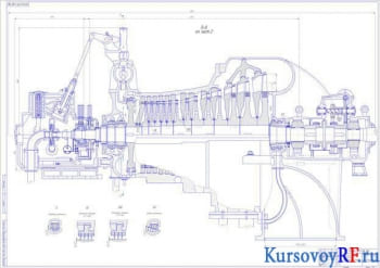 Курсовое проектирование и расчет паровой турбины