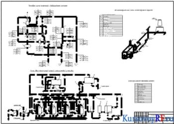 Чертеж тепловая схема котельной