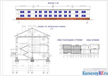 Разработка курсового проекта жилого двухэтажного дома с техническим обеспечением