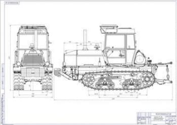 Модернизация гусеничной цепи трактора ВТ-150