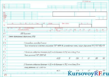 Карта операционных эскизов (формат А1)