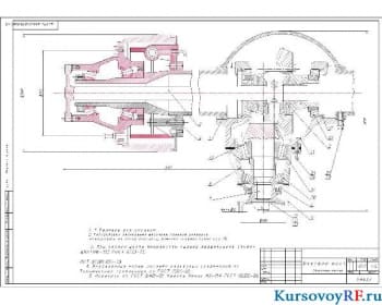 Автобус категории М3 с разработкой ведущего моста