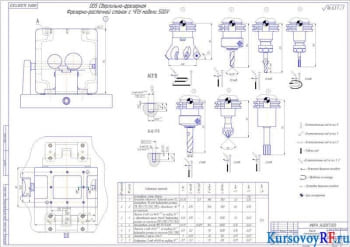 Карта технологической наладки (формат А1)