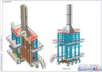 Курсовой проект трубчатой печи для подогрева нефти