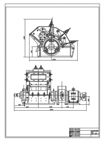 3.	Конструкция дробилки в сборе, А1