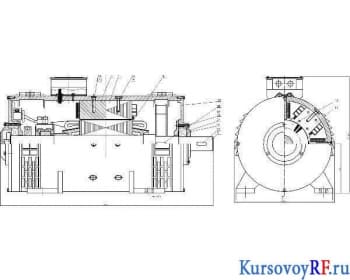 Проектный курсовой расчёт электрического двигателя постоянного тока по заданным техническим условиям
