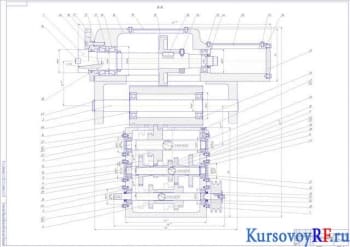 Чертеж коробка скоростей