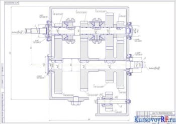 Курсовой проект трансмиссии автомобиля с проектированием конструкции коробки передач