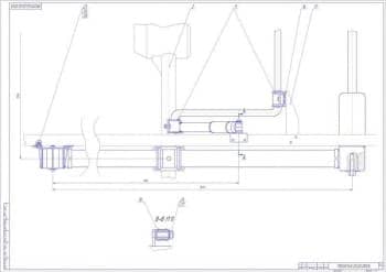 Чертёж подвески задней ГАЗ-322132 (продолжение)  (формат А1)