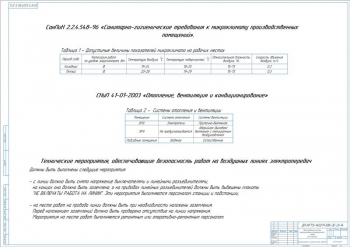 7.	Проектный чертеж безопасности и экологичности проекта, А1