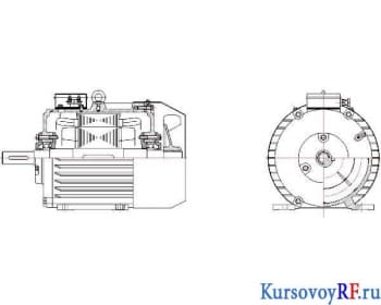 Курсовой расчет и описание конструкции электродвигателя