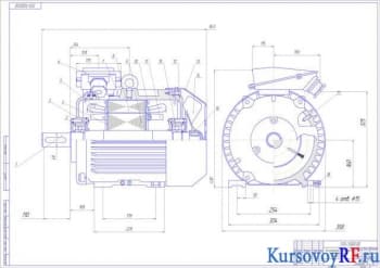 Курсовое проектирование асинхронного двигателя с чертежами