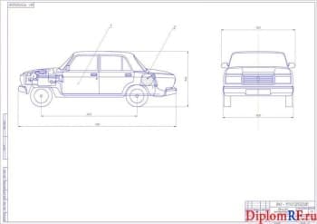 Конвертация ВАЗ-2106 на газ с разработкой крепления газобаллонного оборудования