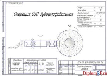 Чертеж наладок технологических (формат 3хА3)