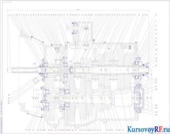 Коробка, разрез продольный