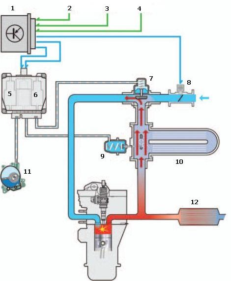 Система рециркуляции отработавших газов